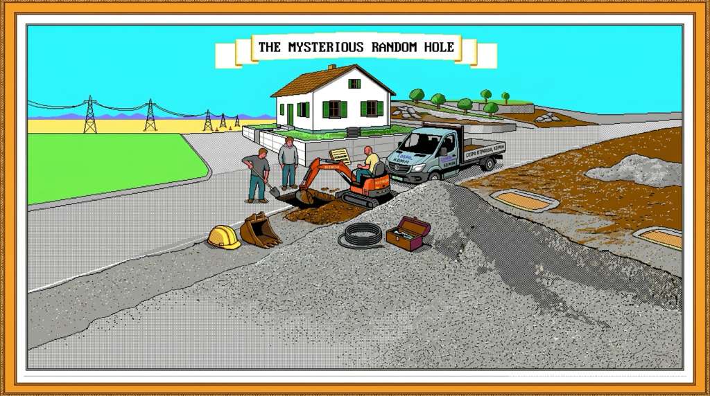 The Mysterious Random Hole